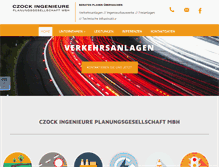 Tablet Screenshot of czock-ingenieure.de